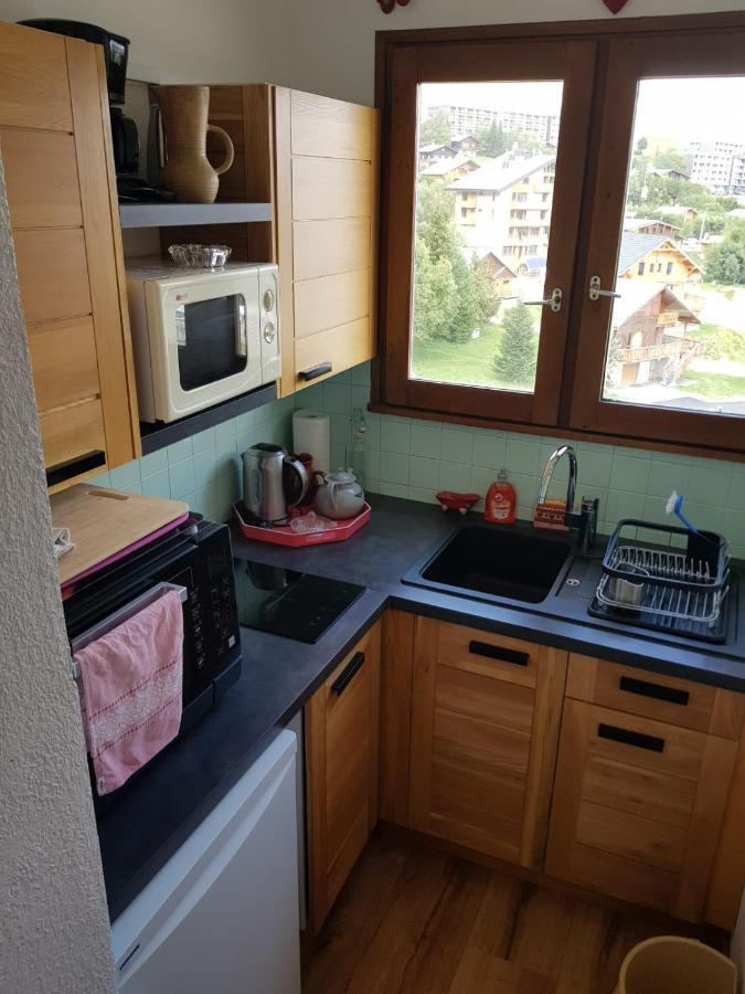 Appartement traversant résidence chaput 2 Fontcouverte-la-Toussuire Extérieur photo